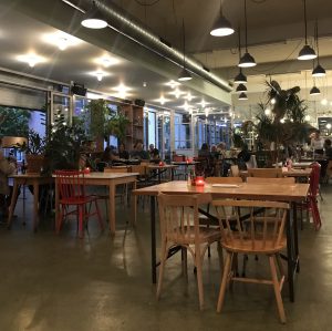 Blick in die Brandweerkantine in Maastricht, Niederlande