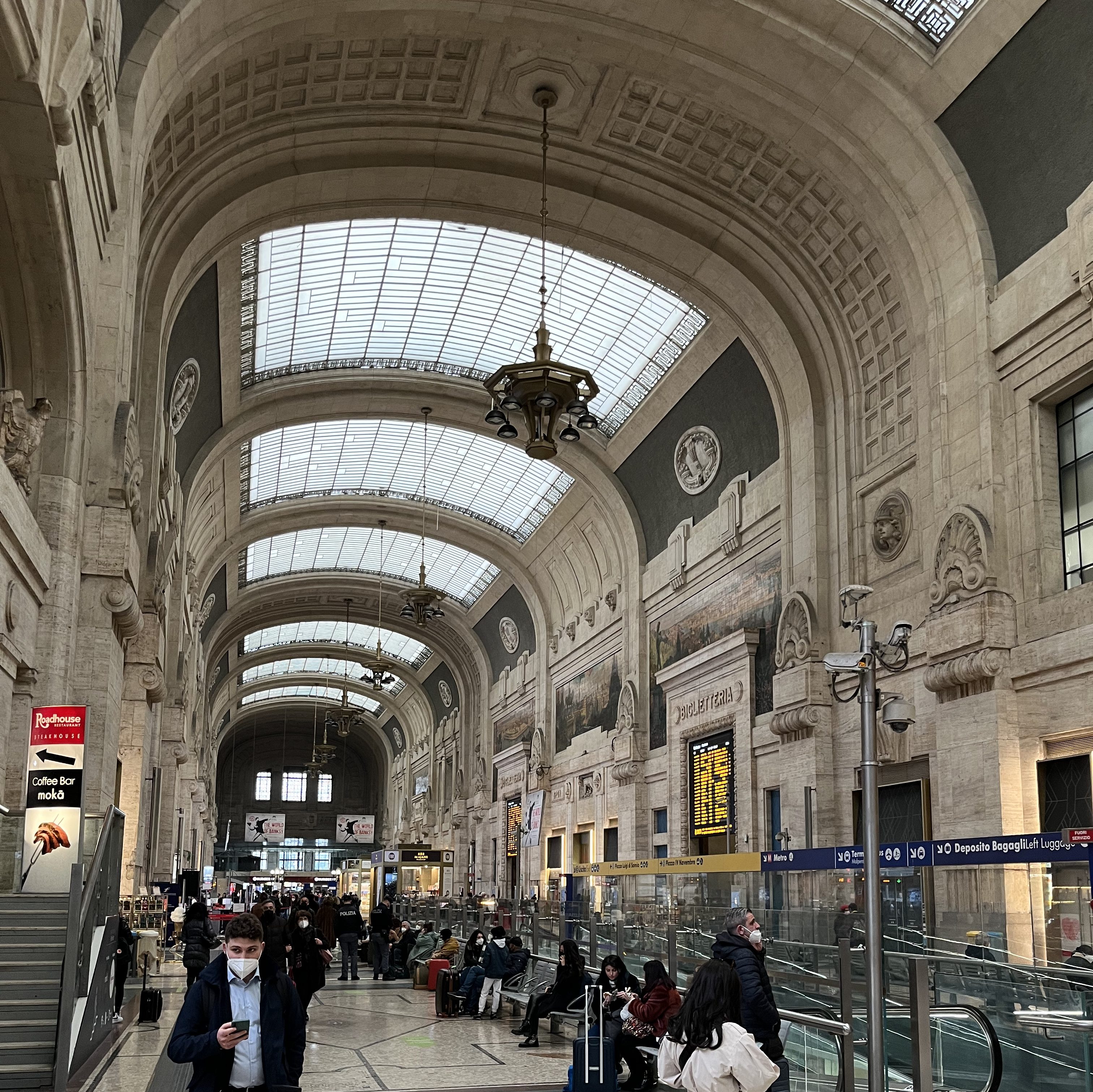 Foto der Eingangshalle Milano Centrale