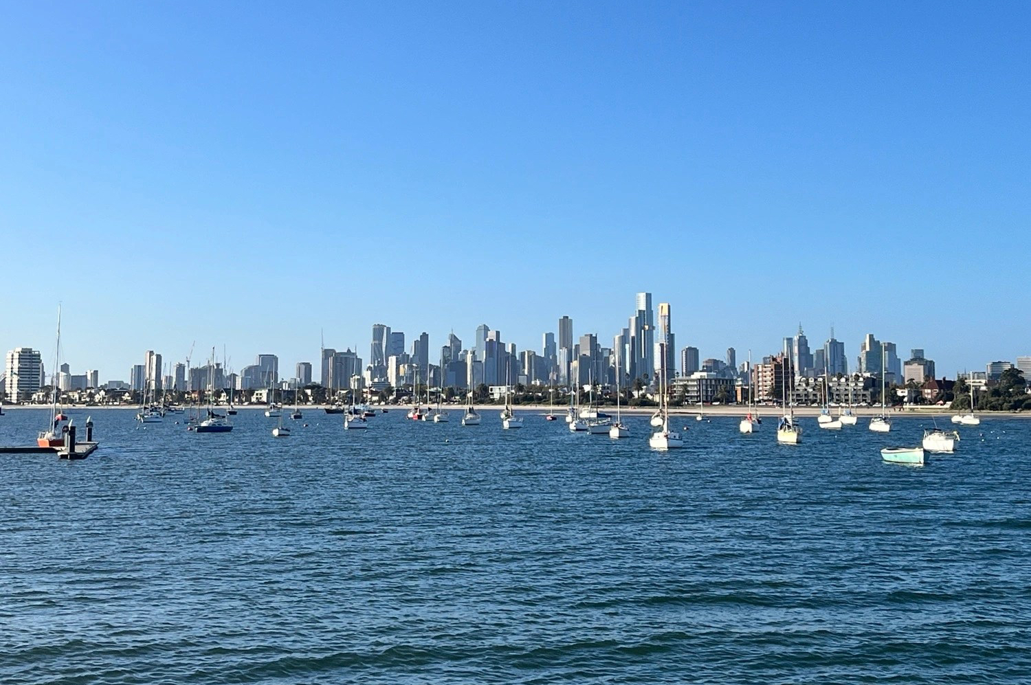 Tipps Melbourne Skyline St. Kilda Pier