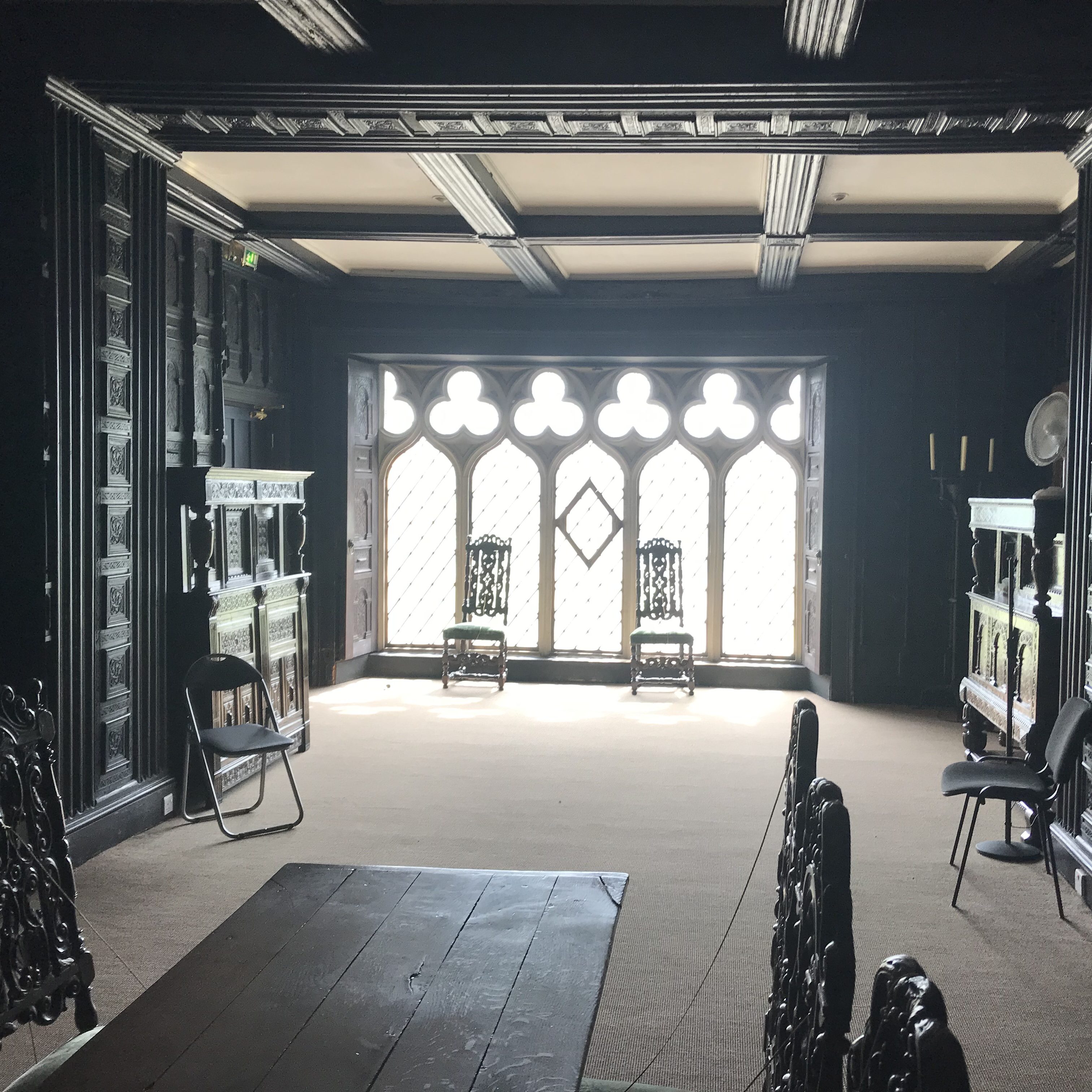 Wohnraum in Malahide Castle, Irland
